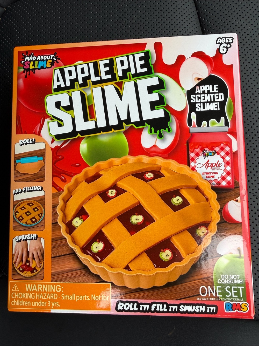Apple Pie Slime - Red & Green Apple Scented Playset